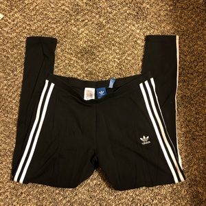 Adidas 3 stripe leggings